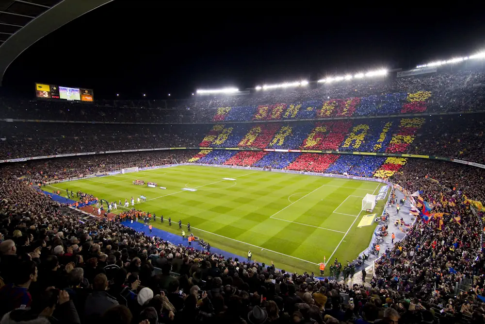 FC Barcelonas stadum Camp Nou