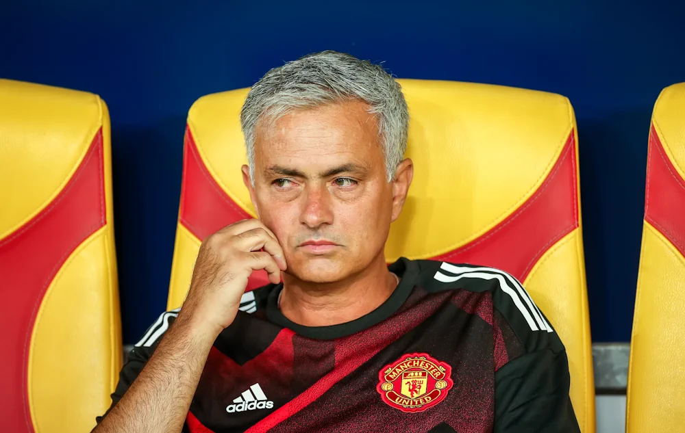 Jose Mourinho när han coachade Manchester United